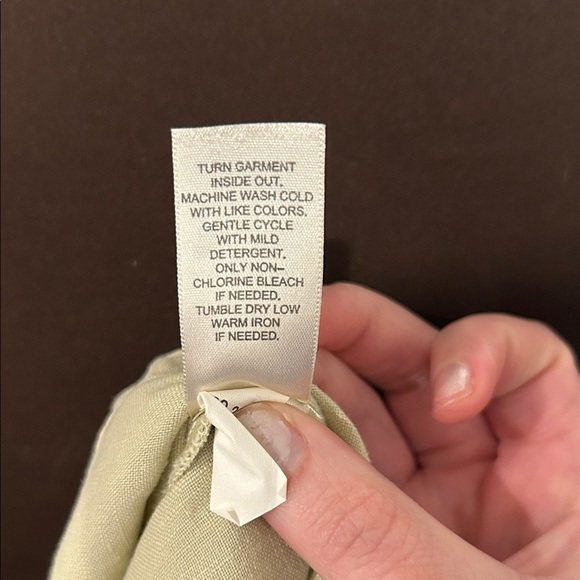 J. Jill Cream Lace Sequin Linen Beachy Lagenlook Trim Camisole Top Size XL - Picture 8 of 9